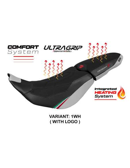 Seat cover compatible - Ducati Desert-X 2022-2025 - heating Comfort System