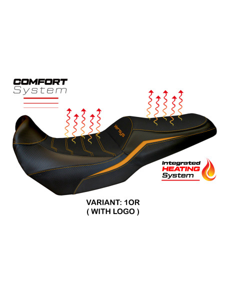 Funda de asiento compatible - Kawasaki Versys 1000 2019 - 2024 - heating Comfort System