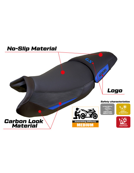 Funda de asiento compatible - BMW R 1300 GS 2023-2025 - mod Koln