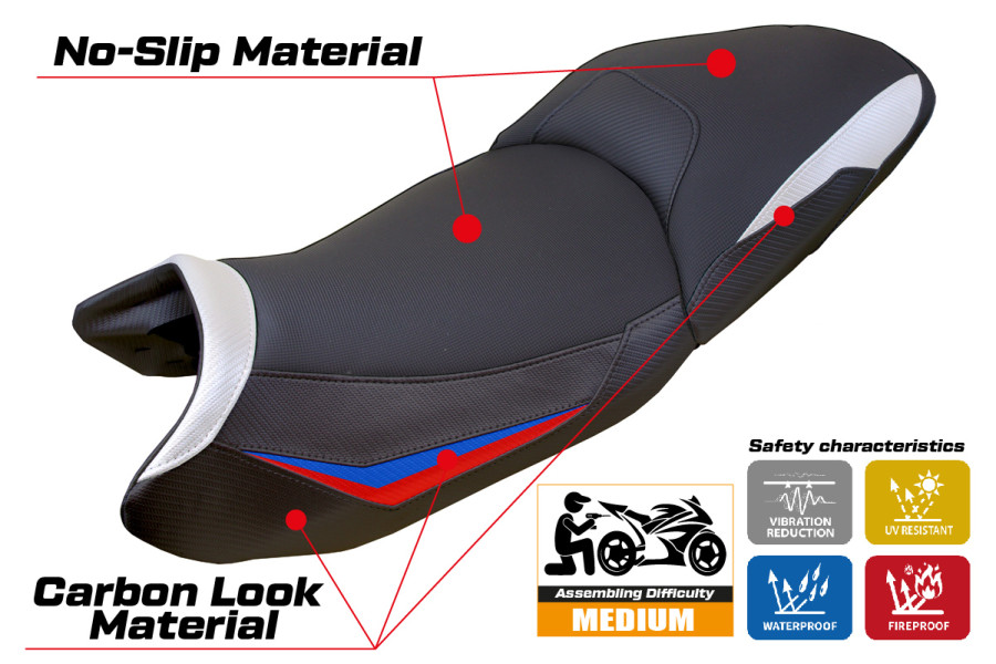 Funda de asiento compatible - BMW R 1300 GS Touring 2023-2026 - mod Ahus