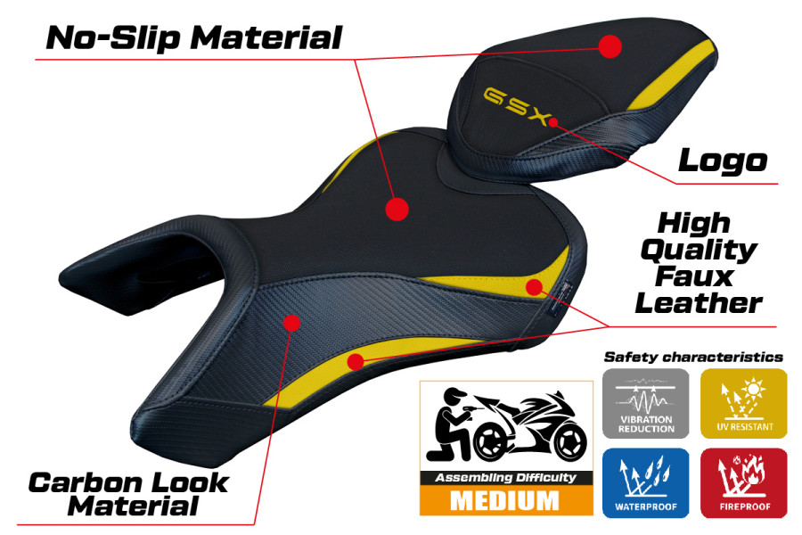 Sitzbezug kompatibel - Suzuki GSX 8S / 8R 2023-2026 - mod Niigata