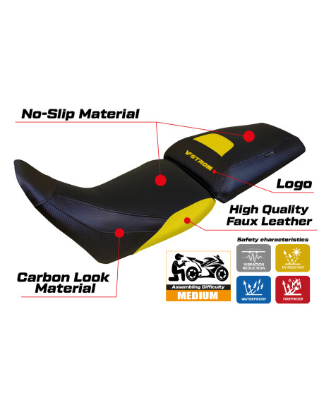 Seat cover compatible - Suzuki V-Strom 1050 2020-2025 - mod Surat