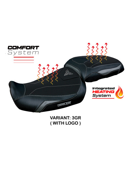 Sitzbezug kompatibel - Yamaha Tracer 9-9GT 2021 - 2024 - heating Comfort System