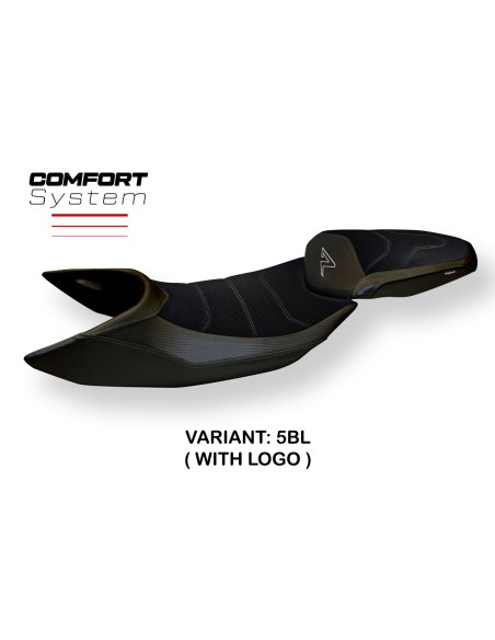 Housse de selle compatible - KTM 1290 Super Duke R 2014 - 2019 - mod Janna 3 Comfort System