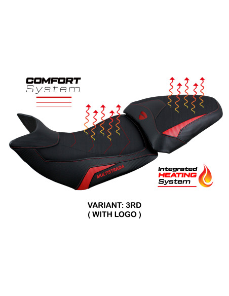 Funda de asiento compatible - Ducati Multistrada 1200-1260 2015 - 2020 - mod Heating Comfort System