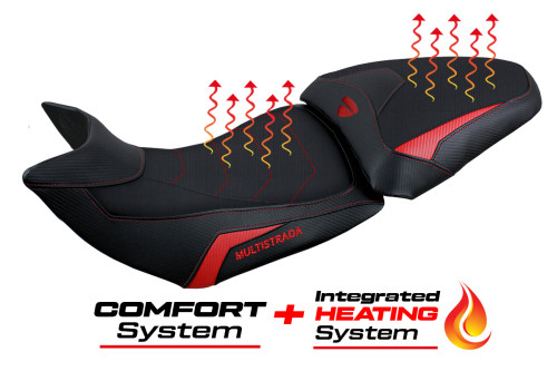 Seat cover compatible - Ducati Multistrada 1200-1260 2015 - 2020 - mod Heating Comfort System