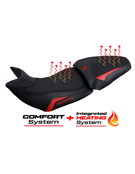 Seat cover compatible - Ducati Multistrada 1200-1260 2015 - 2020 - mod Heating Comfort System