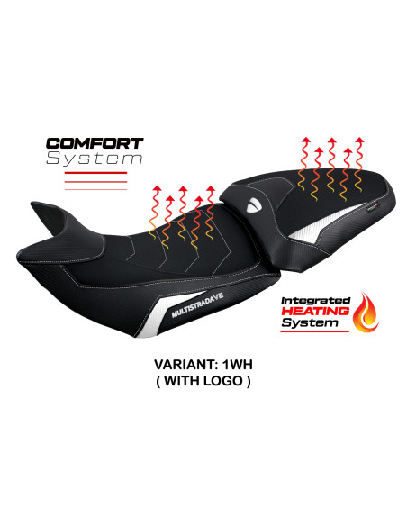 Funda de asiento compatible - Ducati Multistrada V2 2021 - 2024 - mod Heating Comfort System