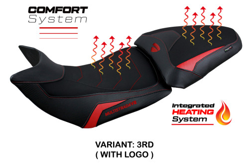 Rivestimento sella compatibile - Ducati Multistrada V2 2021 - 2024 - mod Heating Comfort System 2