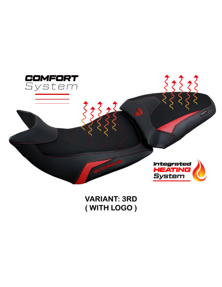 Funda de asiento compatible - Ducati Multistrada V2 2021 - 2024 - mod Heating Comfort System