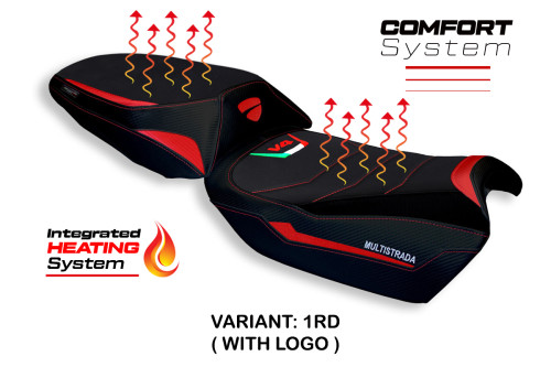 Funda de asiento compatible - Ducati Multistrada V4 2021-2025 - mod Heating Comfort System 2
