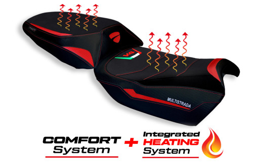 Rivestimento sella compatibile - Ducati Multistrada V4 2021-2025 - mod Heating Comfort System