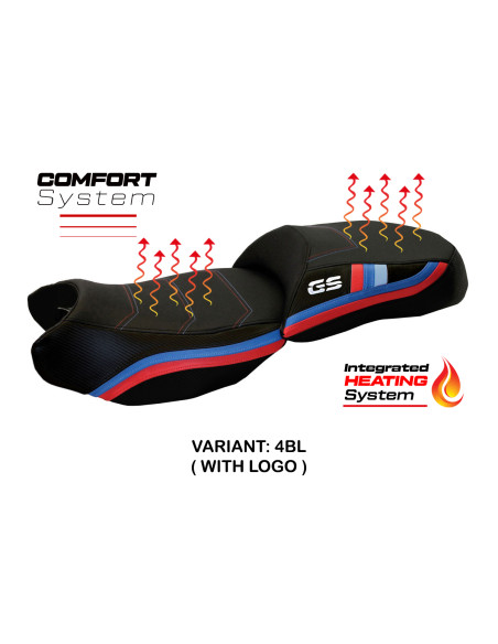 Funda de asiento compatible - BMW R 1200 GS 2013 - 2018 - mod Heating Comfort System