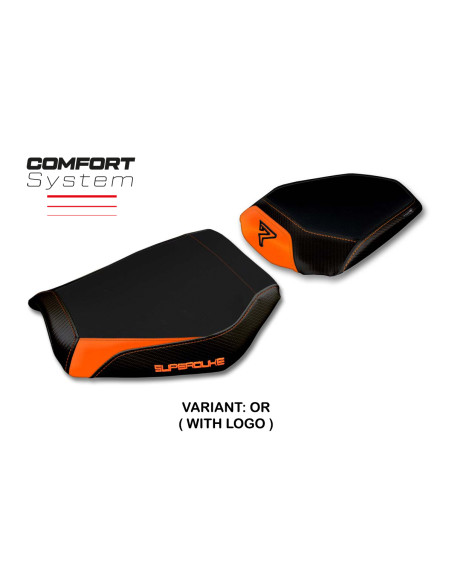 Funda de asiento compatible - KTM 1390 Super Duke R 2024 - 2025 - mod Kalix Comfort System