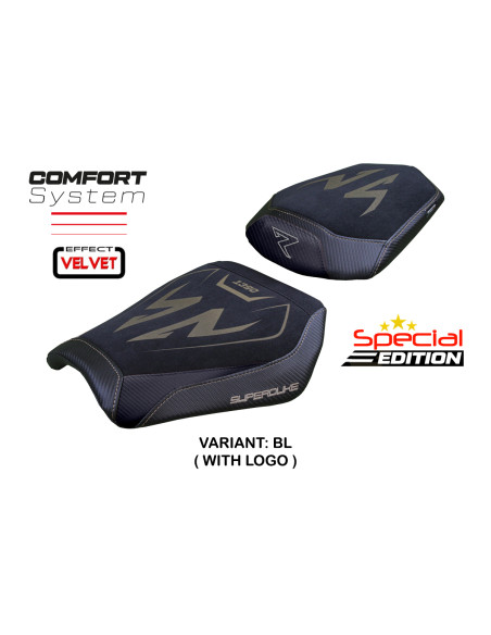 Funda de asiento compatible - KTM 1390 Super Duke R  2024 - 2025 - mod Kalix special Velvet Comfort System