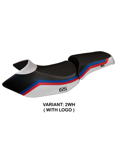 Housse de selle compatible BMW R 1200 GS (05-12) modèle Lyon 1