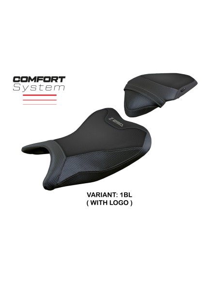 Funda de asiento compatible - Kawasaki Z 250  2019 - 2020 - mod Abrantes Comfort System