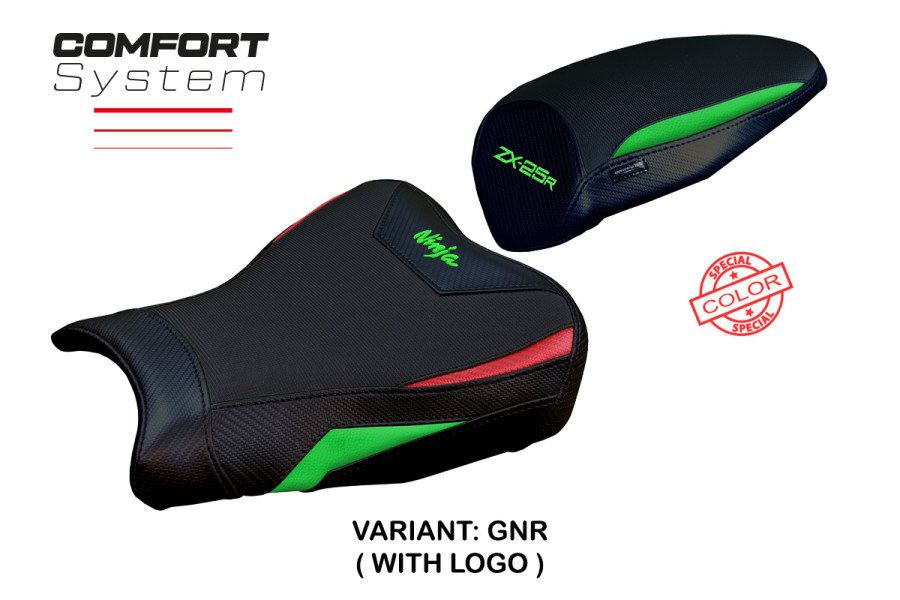 Seat cover compatible - Kawasaki Ninja ZX 25 R  2020-2026 - mod Hermes Comfort System