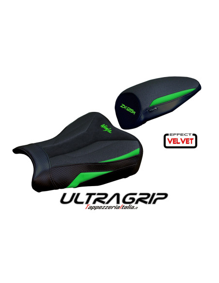 Seat cover compatible - Kawasaki Ninja ZX 25 R 2020-2025 - mod Hermes Ultragrip Velvet