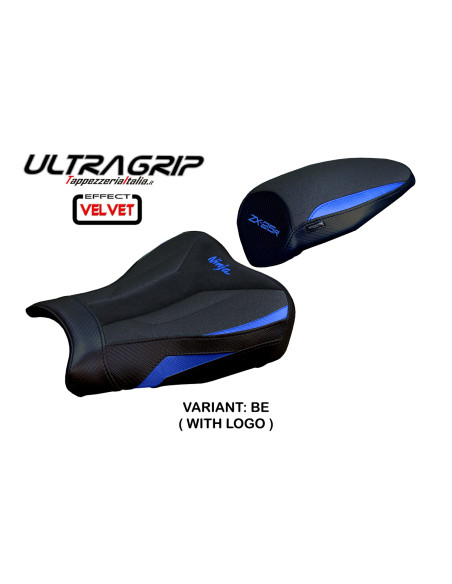 Rivestimento sella compatibile - Kawasaki Ninja ZX 25 R  2020-2026 - mod Hermes Ultragrip Velvet