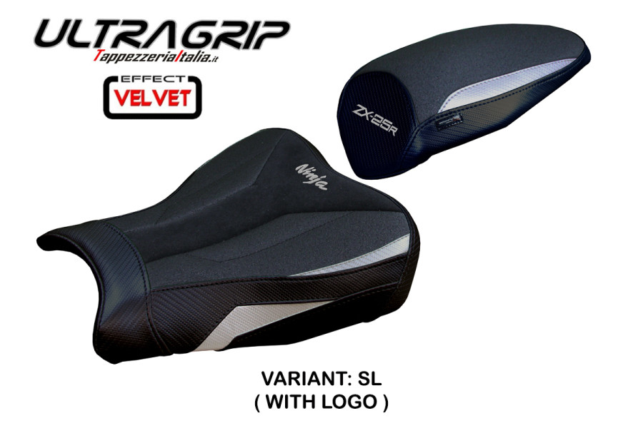 Sitzbezug kompatibel - Kawasaki Ninja ZX 25 R  2020-2026 - mod Hermes Ultragrip Velvet