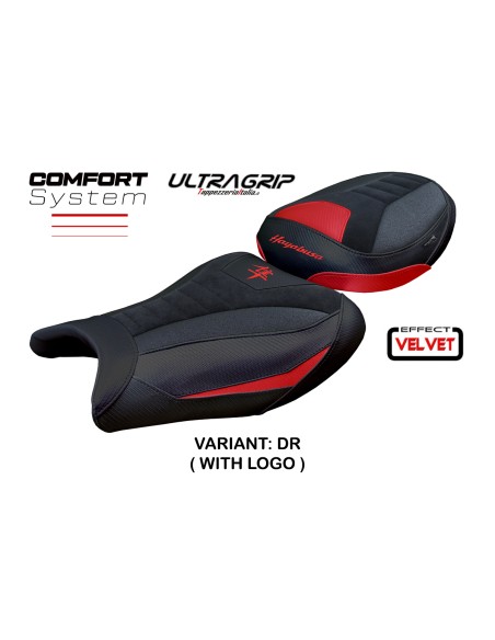 Sitzbezug kompatibel - Suzuki GSX R 1300 Hayabusa 2008 - 2020 - mod Japan Velvet Ultragrip Comfort System