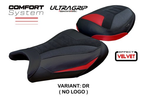Funda de asiento compatible - Suzuki GSX R 1300 Hayabusa 2008 - 2020 - mod Japan Velvet Ultragrip Comfort System 2