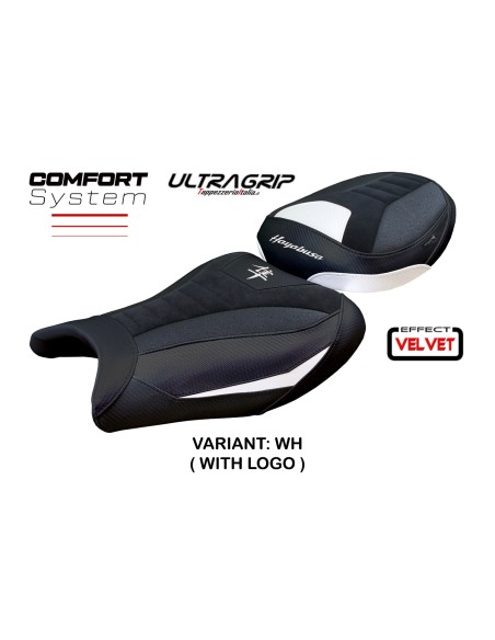 Rivestimento sella compatibile - Suzuki GSX R 1300 Hayabusa 2008 - 2020 - mod Japan Velvet Ultragrip Comfort System