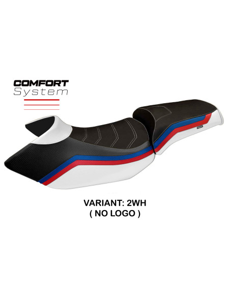 Funda de asiento compatible BMW R 1200 GS (05-12) modelo Lione 1 comfort system