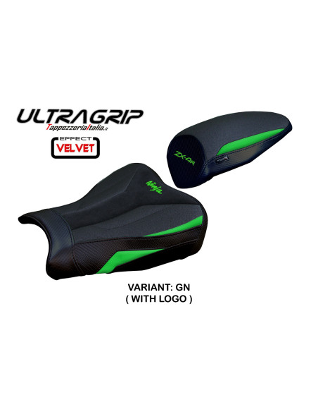 Funda de asiento compatible - Kawasaki Ninja ZX 4 R  2023-2025 - mod Anet Ultragrip Velvet
