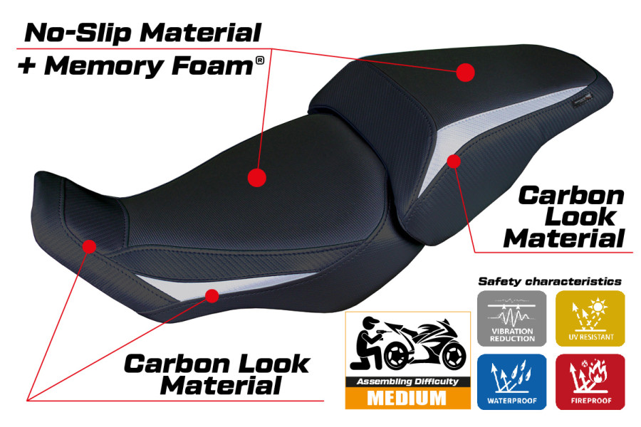 Sitzbezug kompatibel - Honda CB 300  2018-2026 - mod Kobe Comfort System