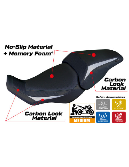 Sitzbezug kompatibel - Honda CB 300  2018-2025 - mod Kobe Comfort System