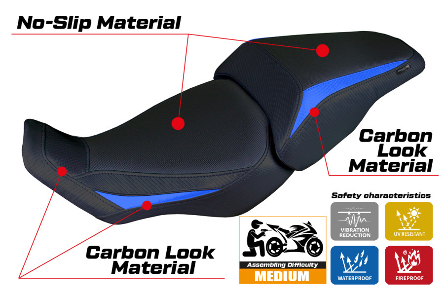 Rivestimento sella compatibile - Honda CB 300  2018-2026 - mod Kobe