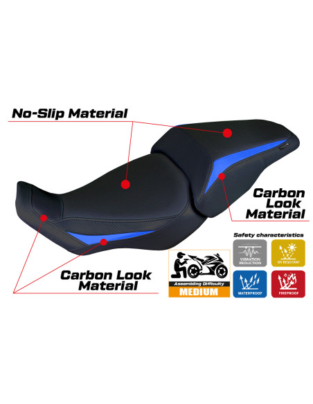 Sitzbezug kompatibel - Honda CB 300  2018-2025 - mod Kobe