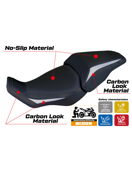 Sitzbezug kompatibel - Honda CB 300  2018-2025 - mod Kobe