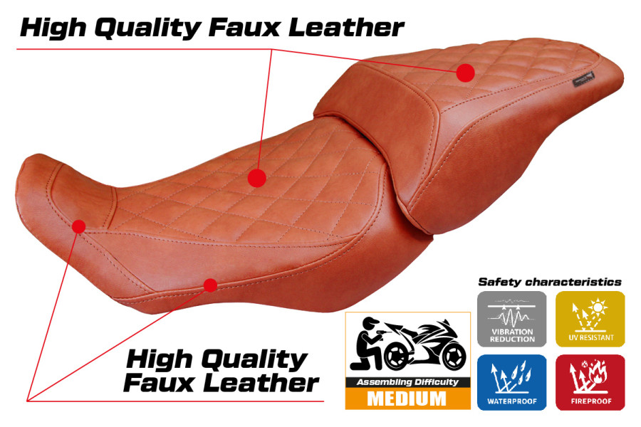 Seat cover compatible - Honda CB 300 2018-2026 - mod Sapporo