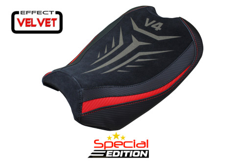 Funda de asiento compatible - Ducati Panigale V4 2018 - 2024 - mod Special Edition Velvet