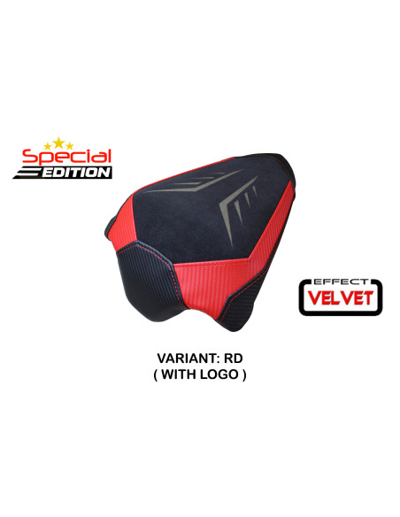 Housse de selle compatible - Ducati Panigale V4 2018 - 2024 - mod Special Edition Velvet