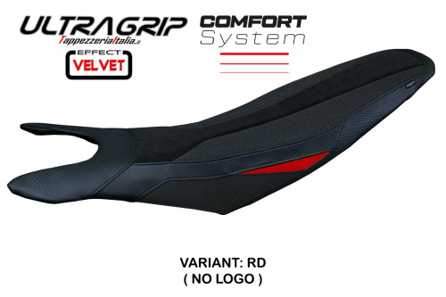 Sitzbezug kompatibel - Ducati Hypermotard 698 Mono  2024-2025 - mod Cairoli Velvet Ultragrip Comfort System 2
