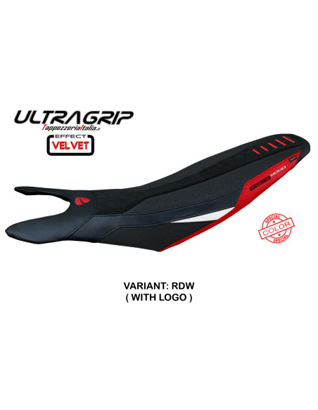 Rivestimento sella compatibile - Ducati Hypermotard 698 Mono  2024-2025 - mod Cairoli Special Color Velvet Ultragrip