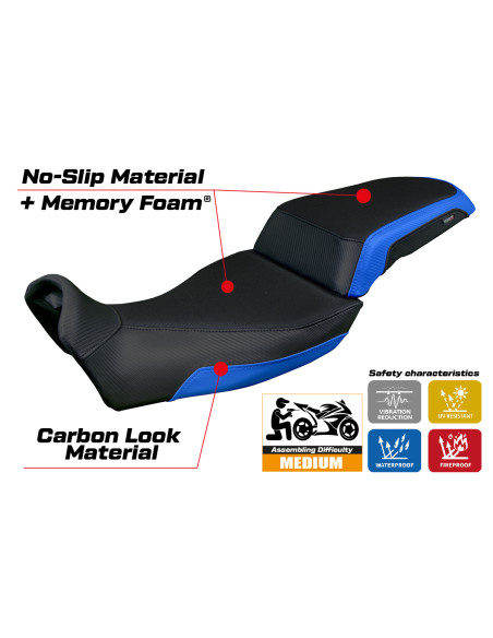 Seat cover compatible - Voge Valico 525 DS - DSX 2023-2025 - mod Xabia Comfort System