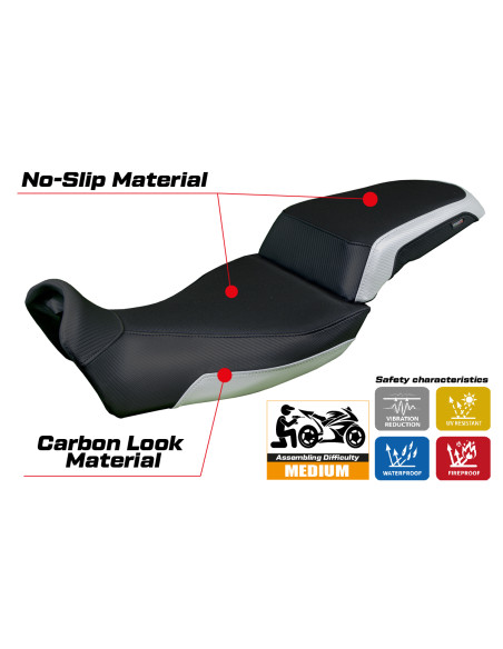 Housse de selle compatible - Voge Valico 525 DS - DSX 2023-2025 - mod Xabia