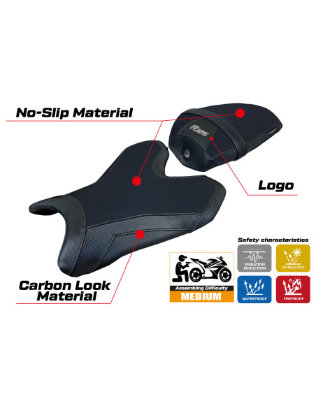 Rivestimento sella compatibile - Yamaha R125 2023 - 2025 - mod Lier