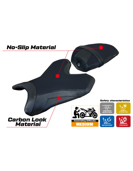 Sitzbezug kompatibel - Yamaha R125 2023 - 2025 - mod Lier