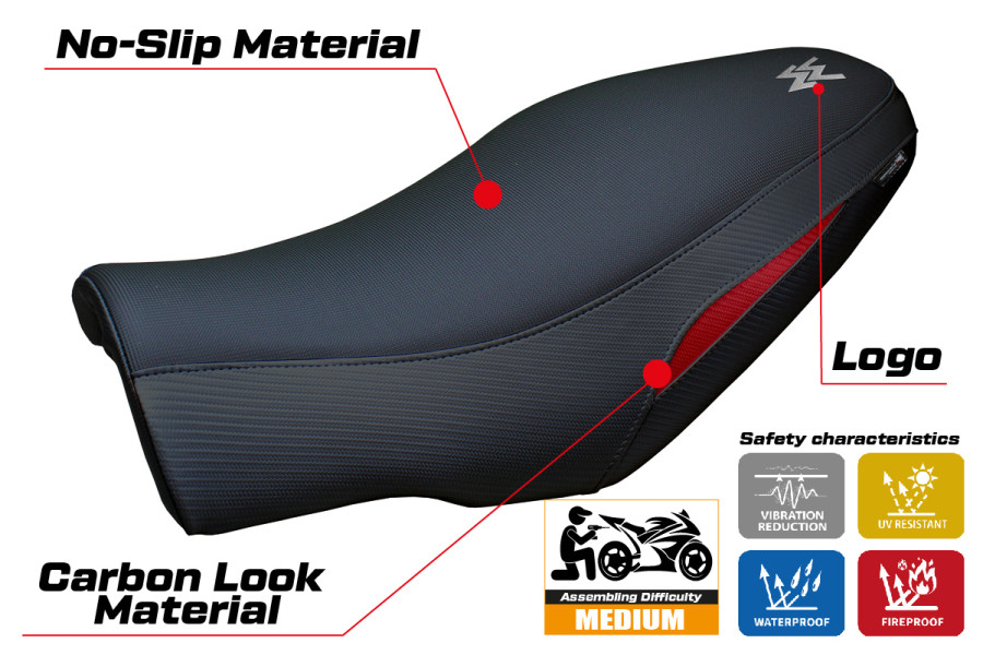 Seat cover compatible - Moto Morini Seiemmezzo 2022-2026 - mod Alanya