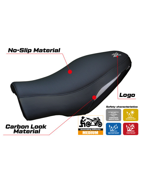 Seat cover compatible - Moto Morini Seiemmezzo 2022-2025 - mod Alanya