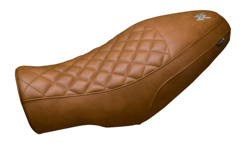 Funda de asiento compatible - Moto Morini Seiemmezzo 2022-2025 - mod Alanya vintage