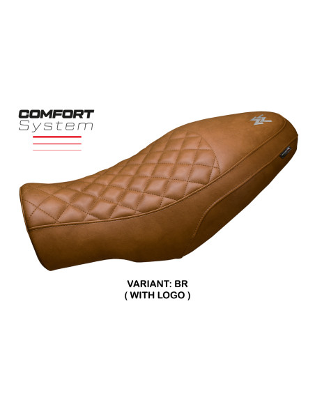 Rivestimento sella compatibile - Moto Morini Seiemmezzo 2022-2025 - mod Alanya vintage Comfort System