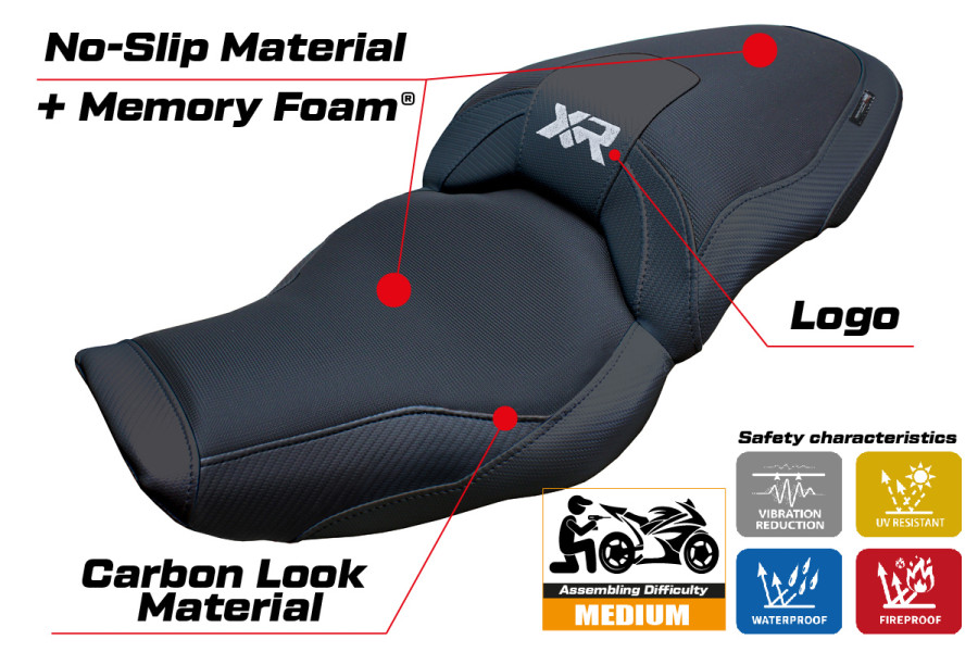 Sitzbezug kompatibel - BMW S 1000 XR  2024-2026 - mod Linz Comfort System