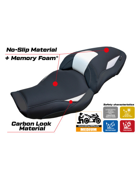 Sitzbezug kompatibel - BMW S 1000 XR  2024-2025 - mod Linz Comfort System